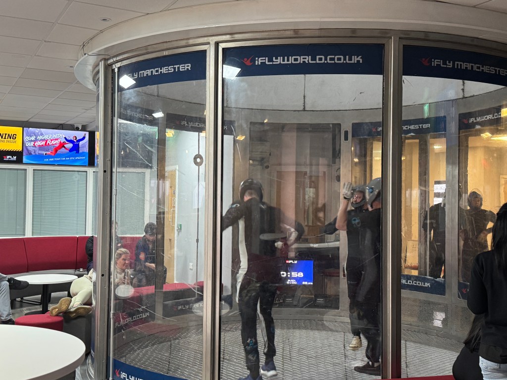 MDMP team practising in wind tunnels - by Daniel Moffat