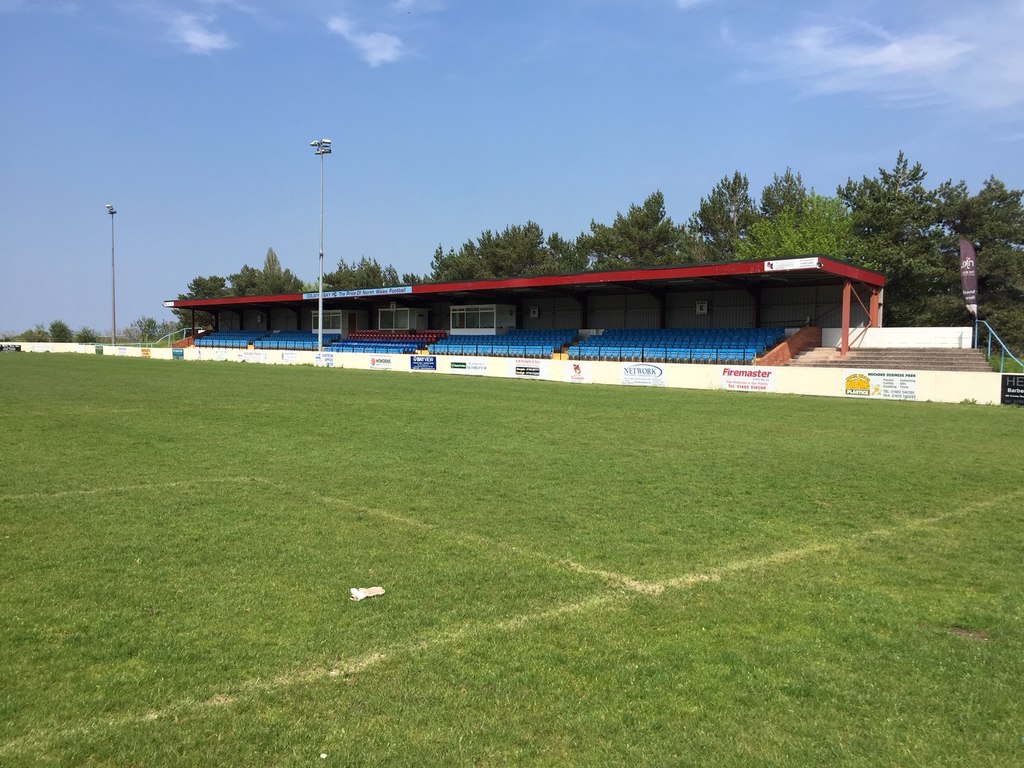 "Colwyn Bay FC - geograph.org.uk - 6263305" by AW is licensed under CC BY-SA 2.0.